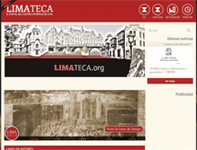 Tablet Screenshot of limateca.org